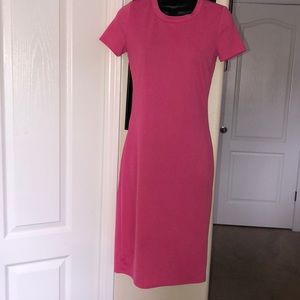 Hot Pink Midi Bodycon Dress